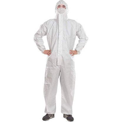 Picture of White protective coverall - XL 