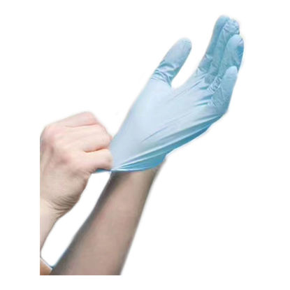 Picture of Blue hybrid gloves - M 