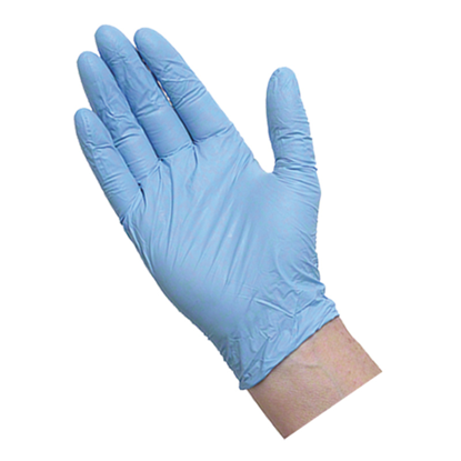 Picture of Blue no powder nitrile gloves  - L
