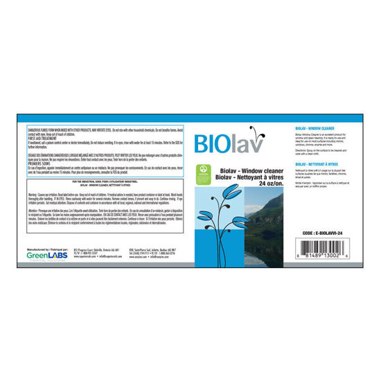 Picture of  E-BIOLAVVI-24 - Spray bottle label