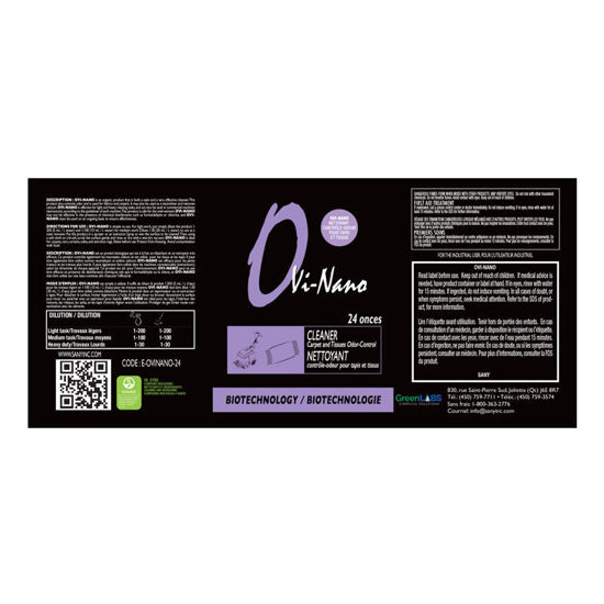 Picture of E-OVINANO-24 - Spray bottle label