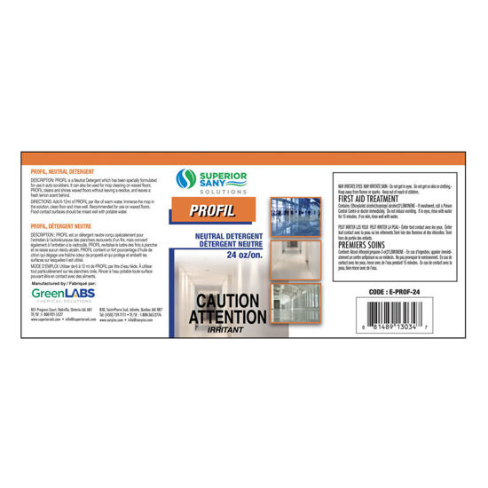 Picture of E-PROF-24 - Spray bottle label