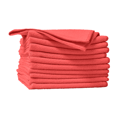 Picture of Microfiber cloth - Red 14 in  /  10 PCK 
